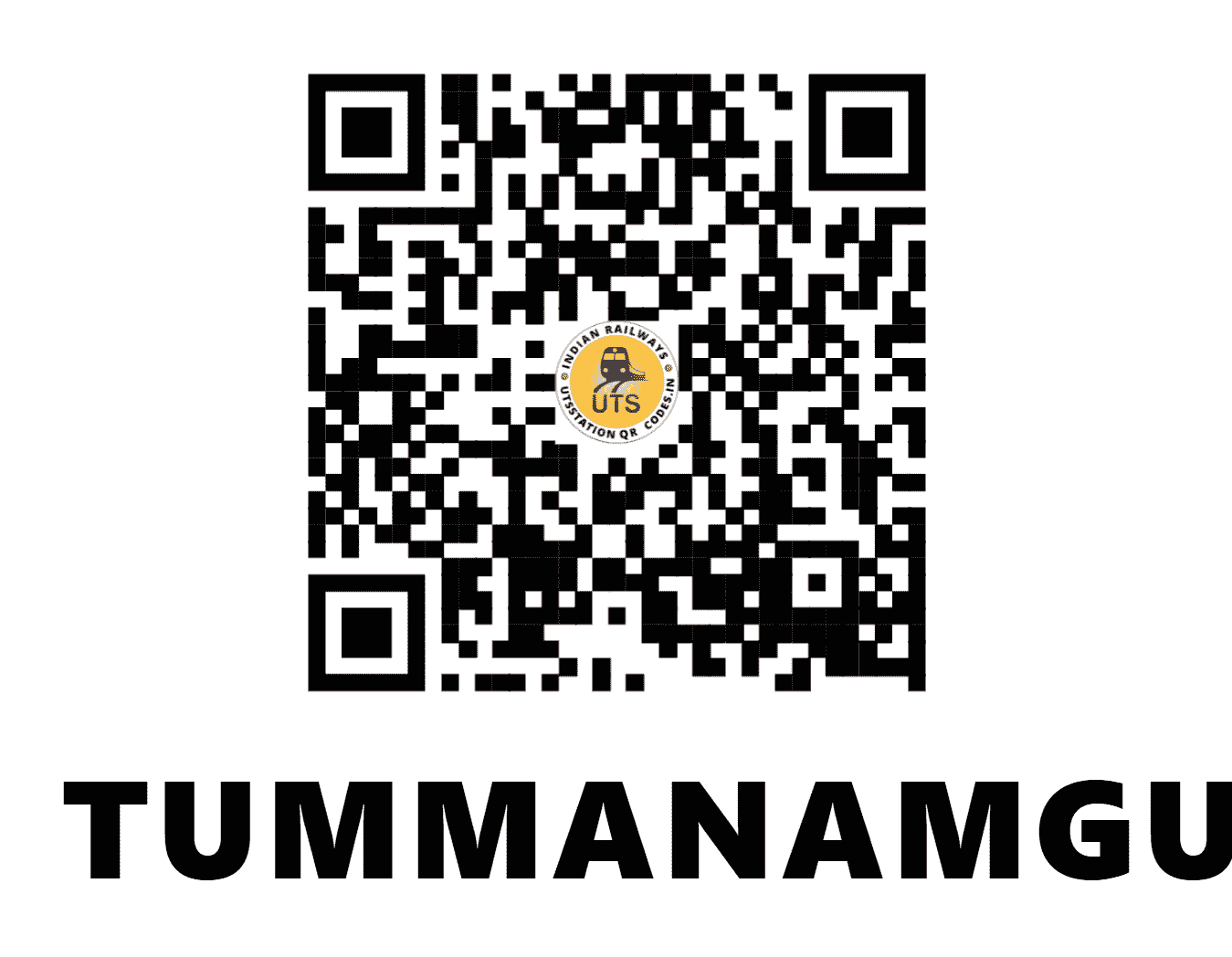 UTS QR Code for TUMMANAMGUTTA - TAT - SC (ANDHRA PRADESH)
